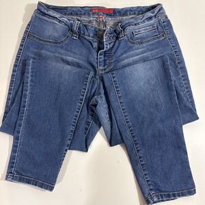 Elle Dark Wash Skinny Jeans 10 Regular  Womens Denim 🔥COOL BACK POCKETS